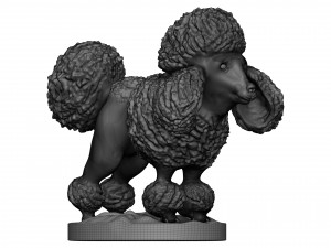 Poodle Modèles 3D en vedette