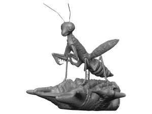 Praying mantis 3D Print Model