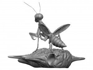 Praying mantis 3D 프린트 모델