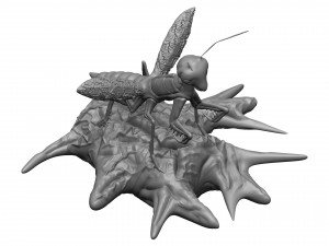 Praying mantis 3D 프린트 모델