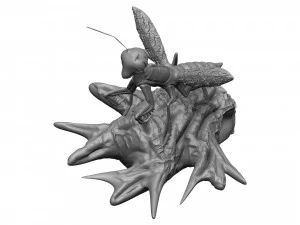Praying mantis 3D Print Model
