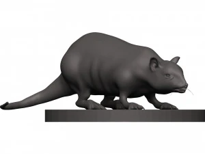 ねずみ 3Dプリントモデル