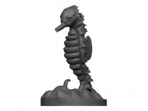 Sea horse 3Dプリントモデル