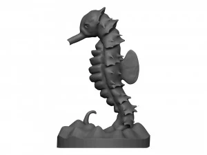 Sea horse 3D Print Model