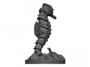 Sea horse 3D Print Model