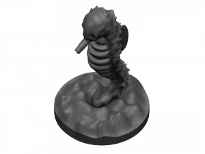Sea horse 3D Print Model