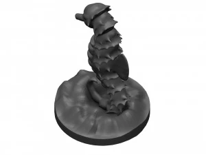 Sea horse 3D Print Model