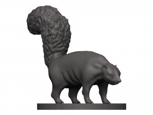 Skunk 3D Baskı Modeli