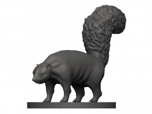 Skunk 3D Print Model