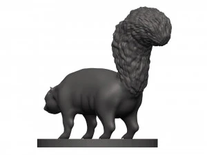 Skunk 3D Print Model