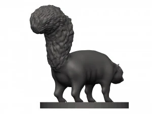 Skunk 3D Print Model
