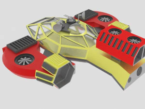 Jupiter - c spaceship 3D Model