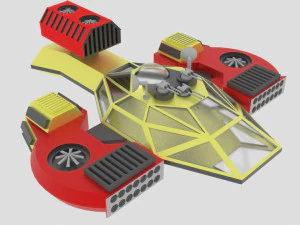 Jupiter - c spaceship 3D Model