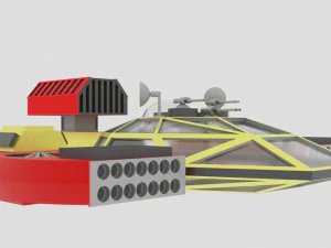 Jupiter - c spaceship 3D Model