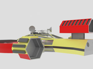 Jupiter - c spaceship 3D Model