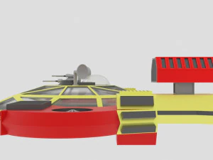 Jupiter - c spaceship 3D Model