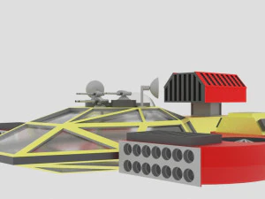 Jupiter - c spaceship 3D Model