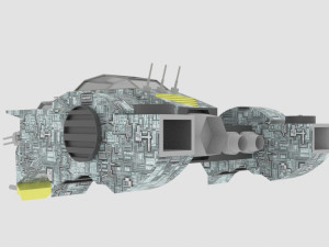 Jupiter - e spaceship 3D Model