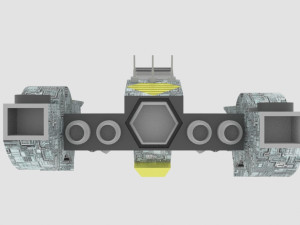 Jupiter - e spaceship 3D Model