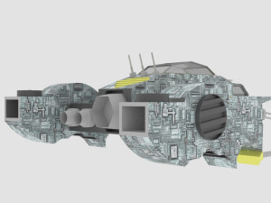 Jupiter - e spaceship 3D Model