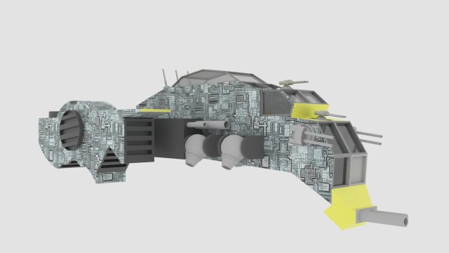 Jupiter - e spaceship 3D Model .c4d .max .obj .3ds .fbx .stl .blend 