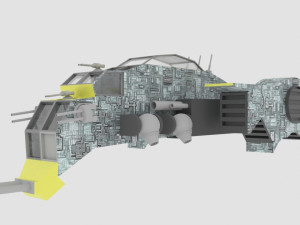 Jupiter - e spaceship 3D Model