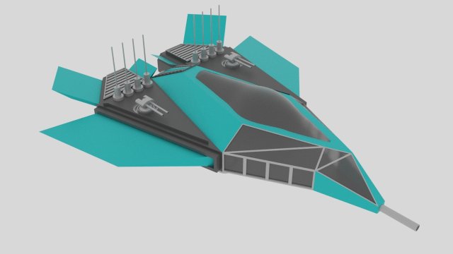 Jupiter - s spaceship 3Dモデル .c4d .max .obj .3ds .fbx .stl .blend 