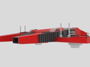 Jupiter - t spaceship 3D Model