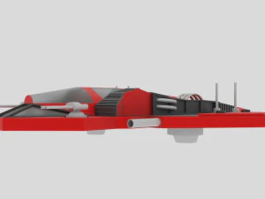 Jupiter - t spaceship 3D Model