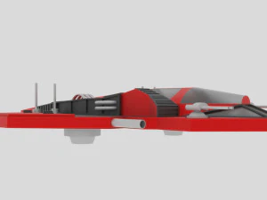 Jupiter - t spaceship 3D Model