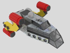 Space - a spaceship 3D 模型