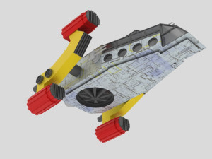Space - a spaceship 3D 模型