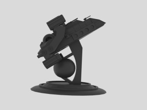 Space - a spaceship 3D 模型
