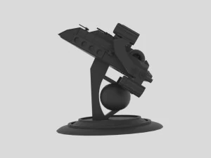 Space - a spaceship 3D Model