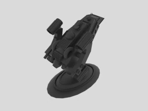 Space - a spaceship 3D Model
