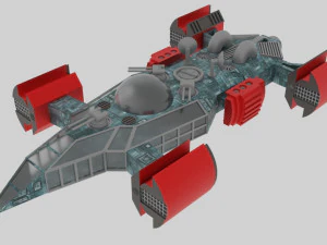 Space - t spaceship 3D Model
