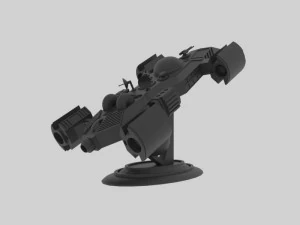 Space - t spaceship 3D Model