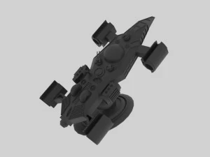 Space - t spaceship 3D Model