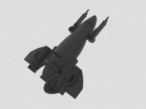 Space - z spaceship 3D Model