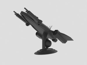 Space - z spaceship Modèle 3D