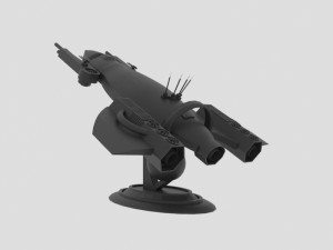 Space - z spaceship Modèle 3D