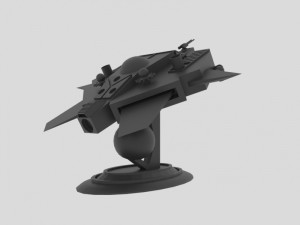 Tethys - s spaceship 3D Model