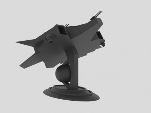 Tethys - s spaceship 3D Model