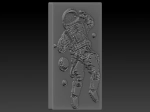 astronot relief 3D Print Model