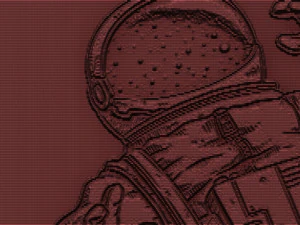 astronot relief 3D Print Model