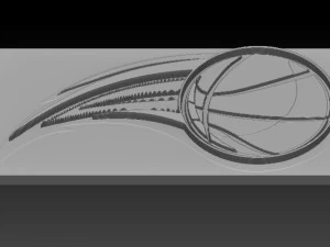 basketball relief 3D Print Model