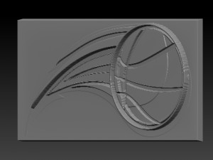 basketball relief 3Dプリントモデル