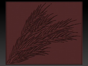 wheat relief 3D Print Model