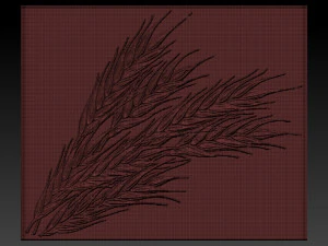 wheat relief 3D Print Model