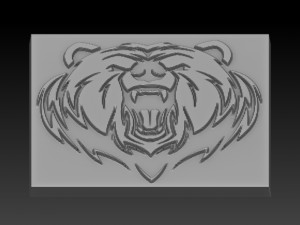 bear relief 3Dプリントモデル